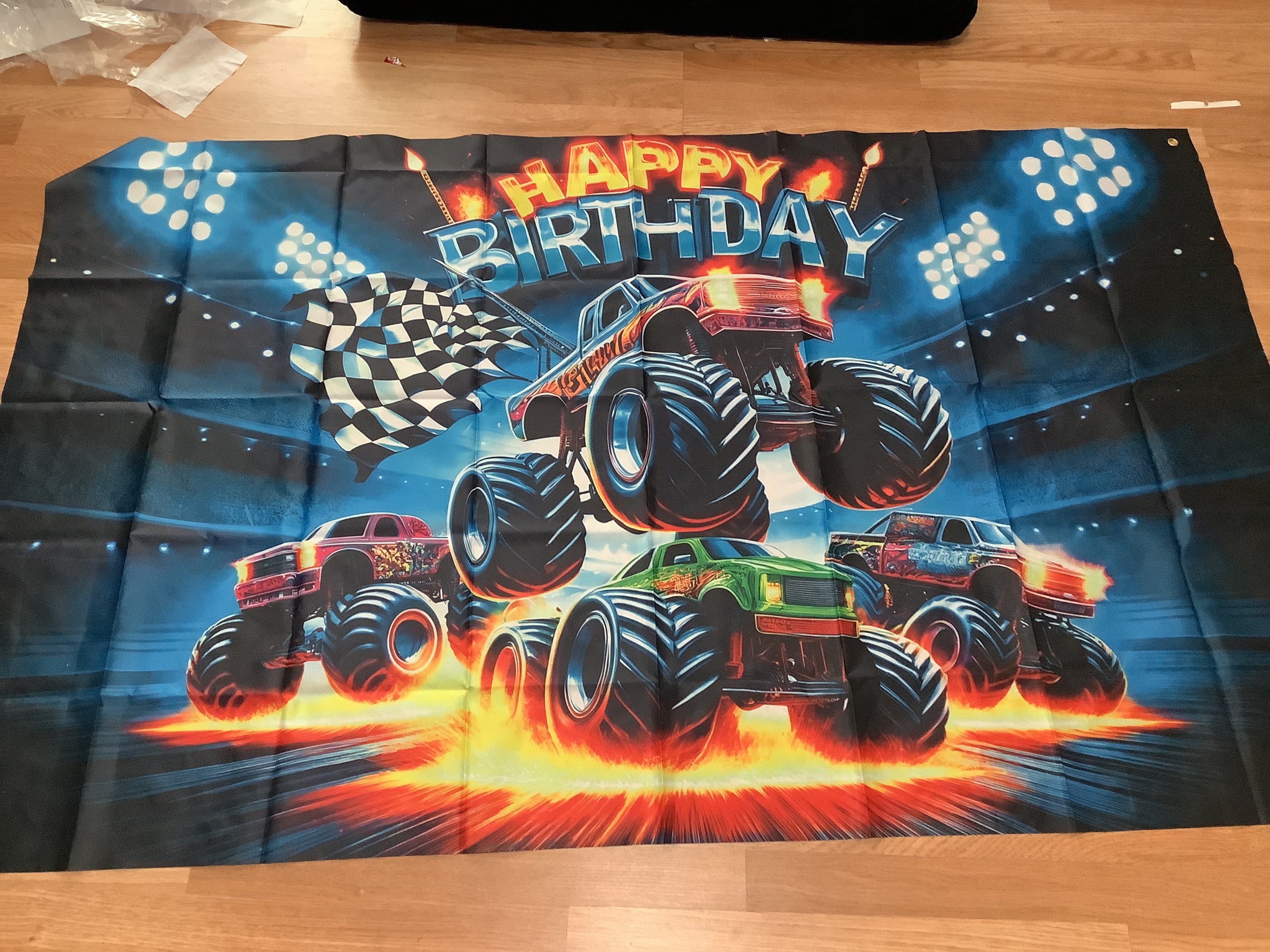 Happy birthday party banner