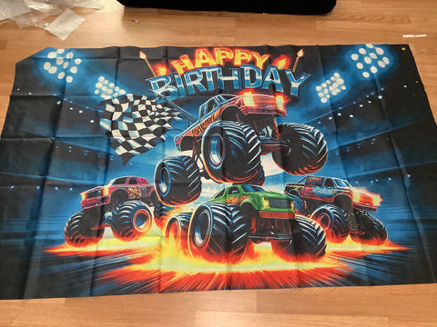 Happy birthday party banner