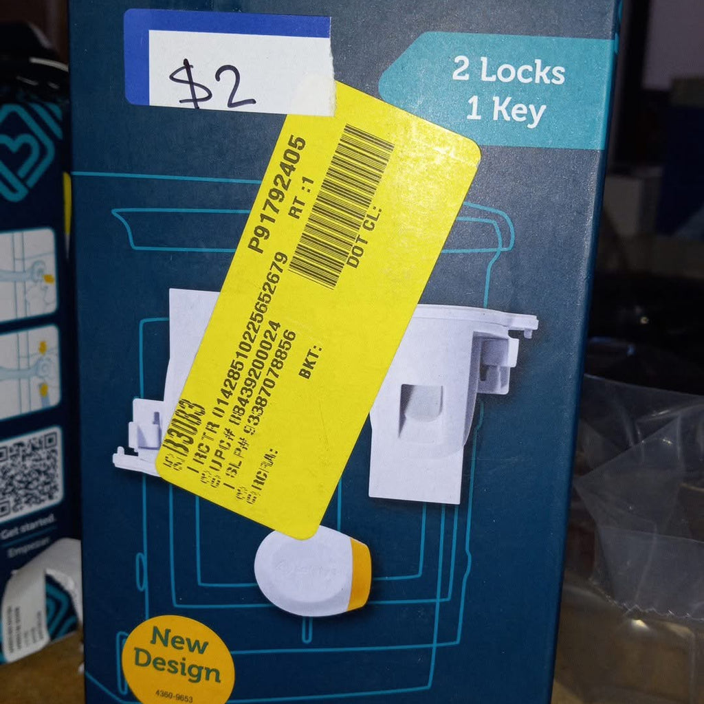 Adhesive magnetic lock