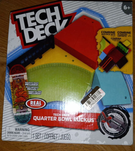 Quarter bowl ruckus tech deck