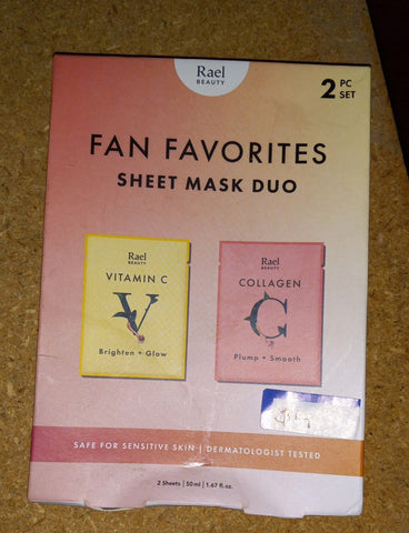 Fan fav sheet mask duo