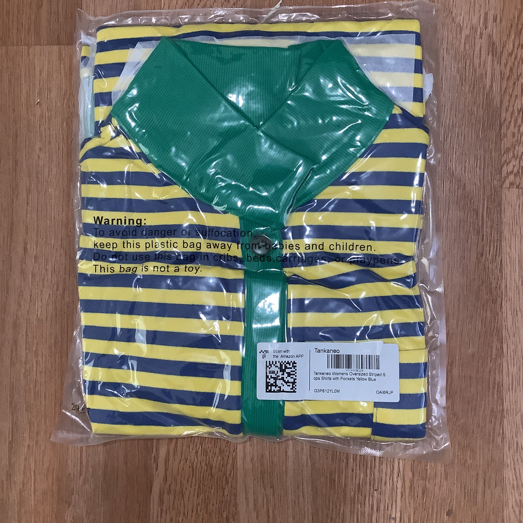 Women’s oversized striped shirt