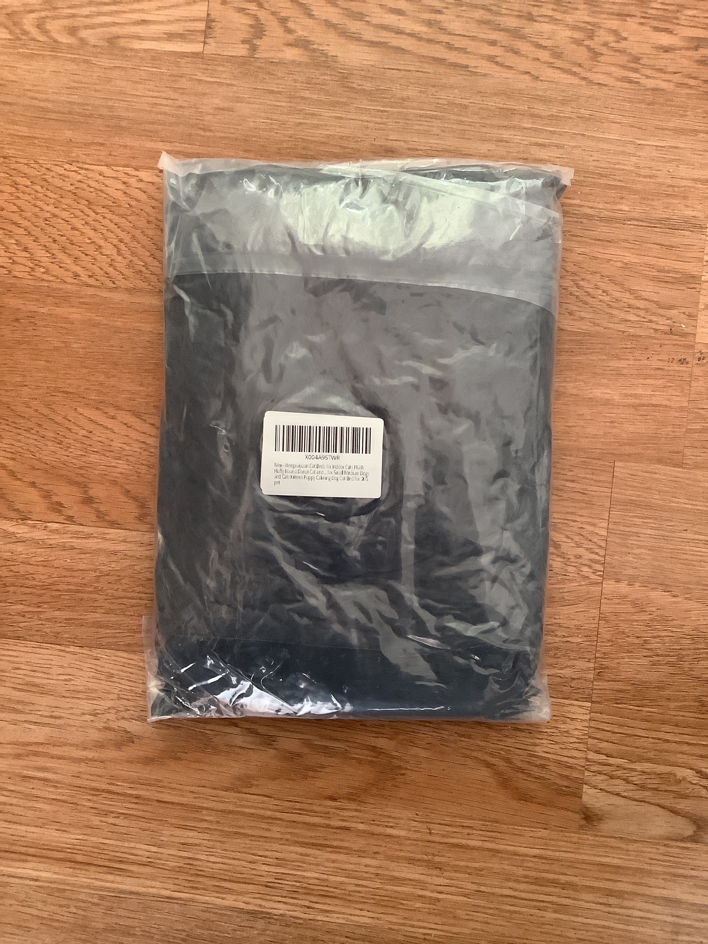 Cat beds for indoor cats plush fluffy round donut