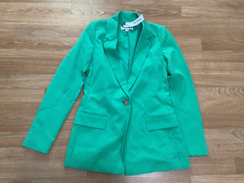 Green long blazer xxs