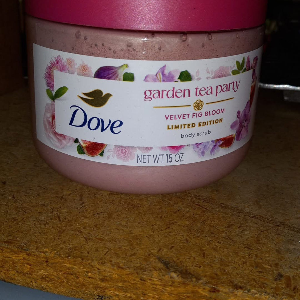 Garden tea party dove body scrub
