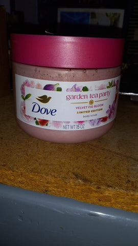 Garden tea party dove body scrub