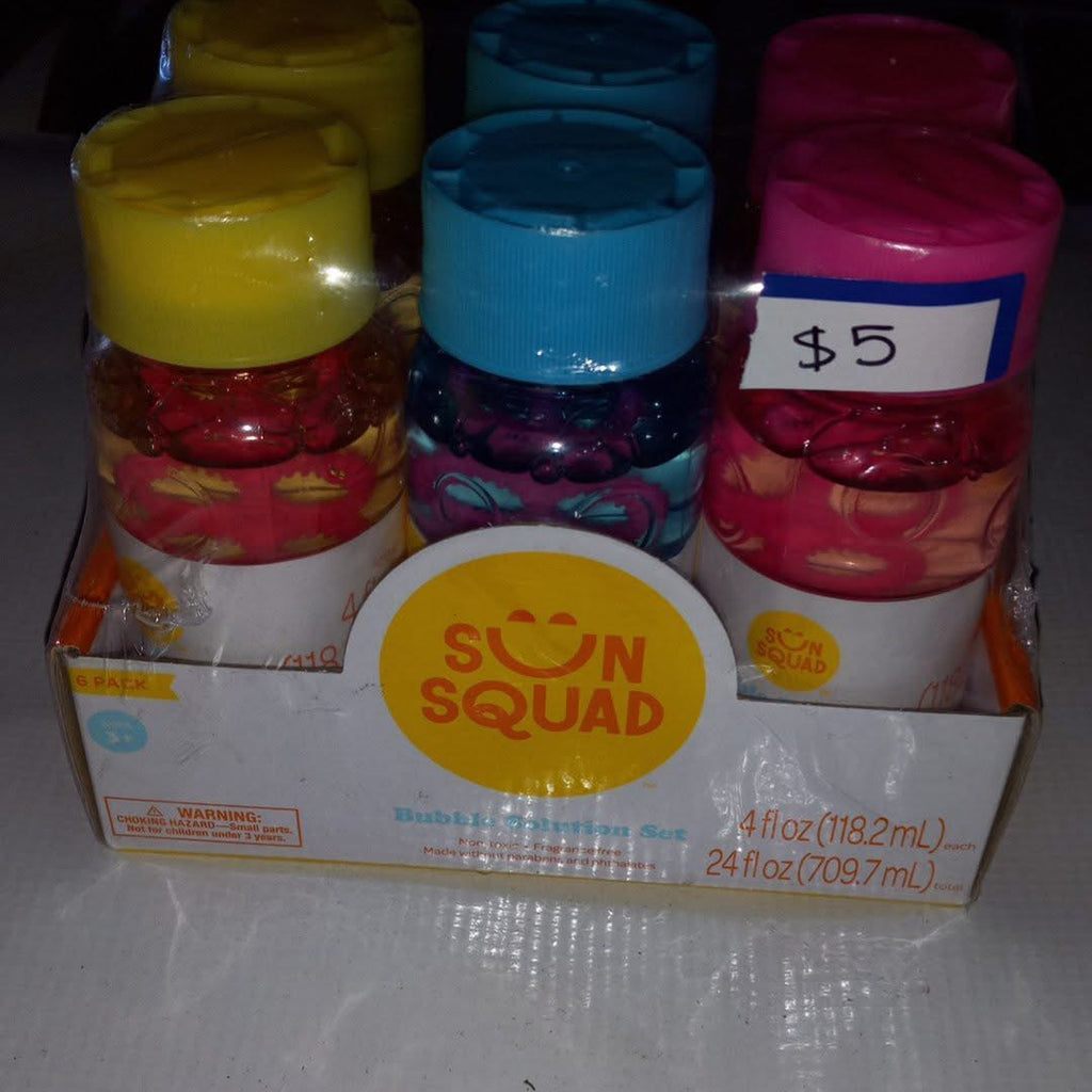 6 pack of bubbles