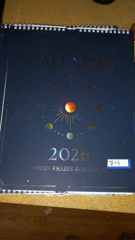 2026 moon phases and zodiacs calendar