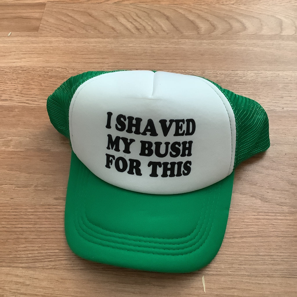 I shaved my bush for this hat