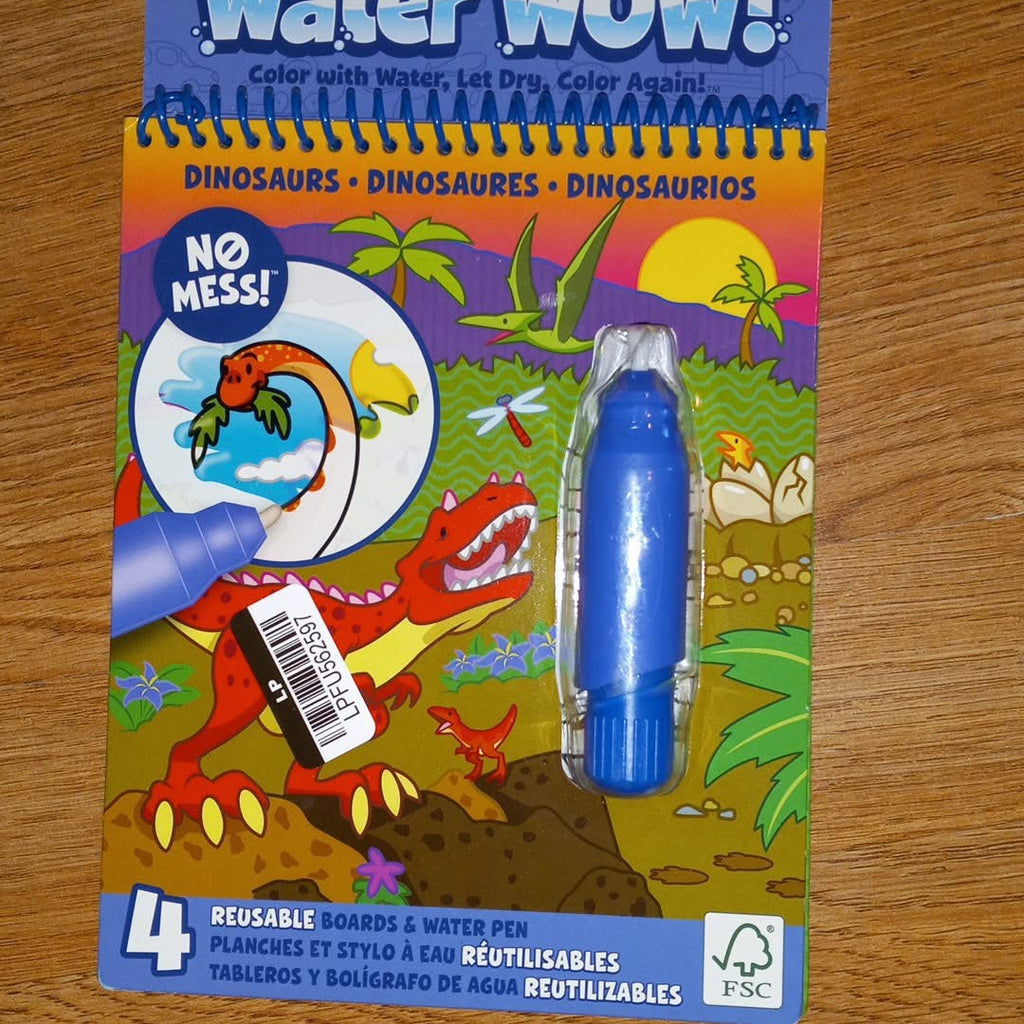 Water wow mess free coloring book
