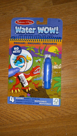 Water wow mess free coloring book