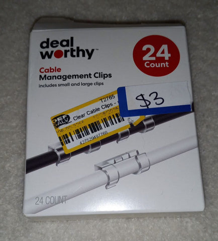 Deal worthy cable management clips