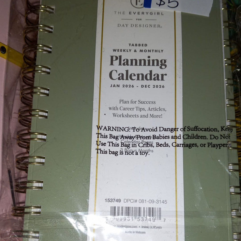 2026 planning Calendar 3 pack
