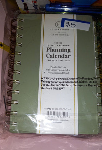 2026 planning Calendar 3 pack