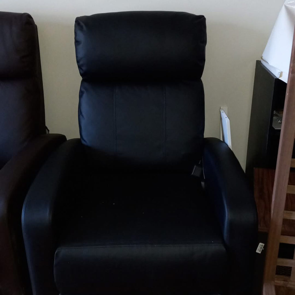Black recliner chair