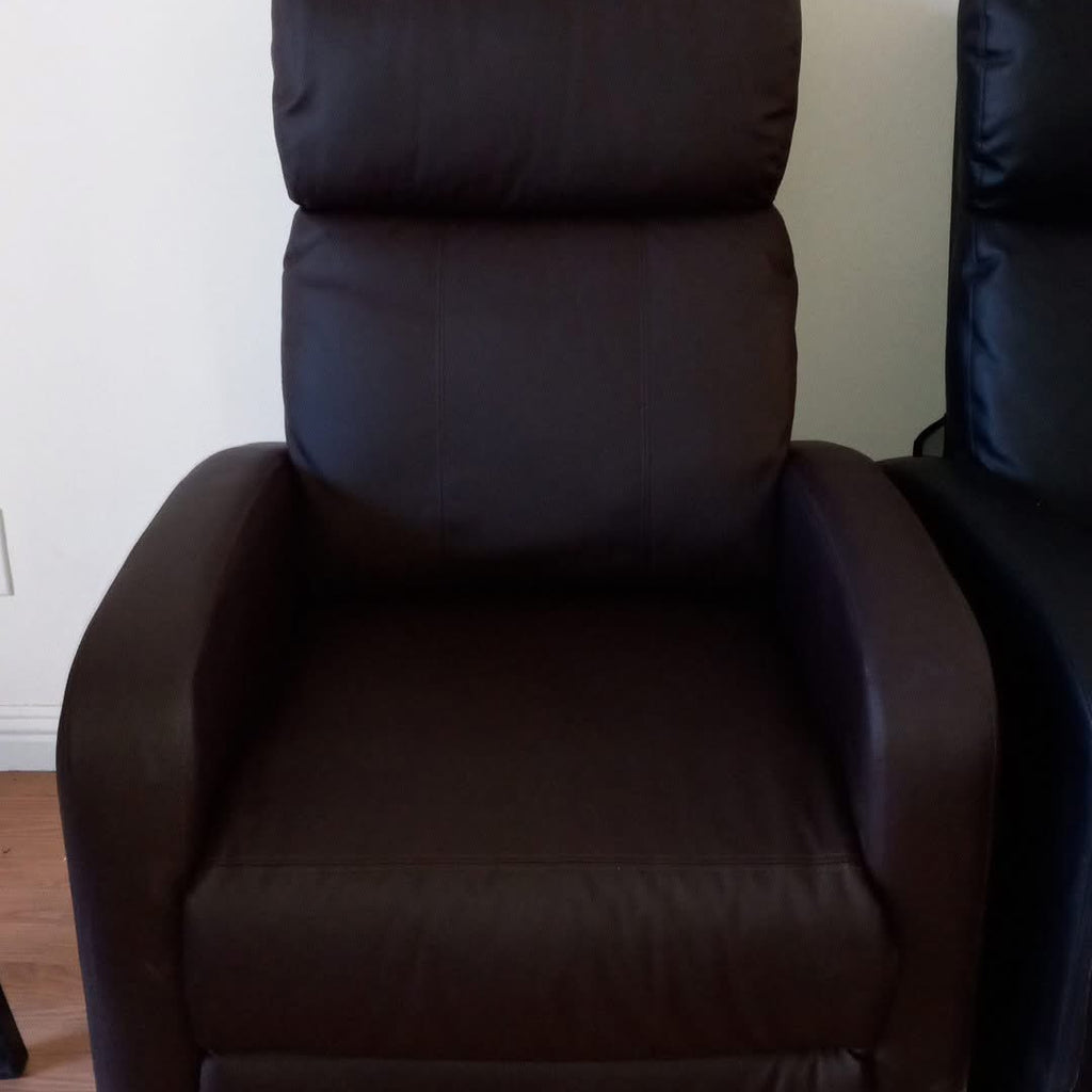 Brown recliner chair