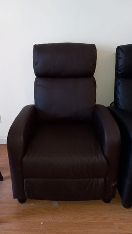 Brown recliner chair