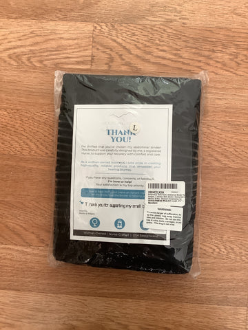 Postpartum abdominal binder