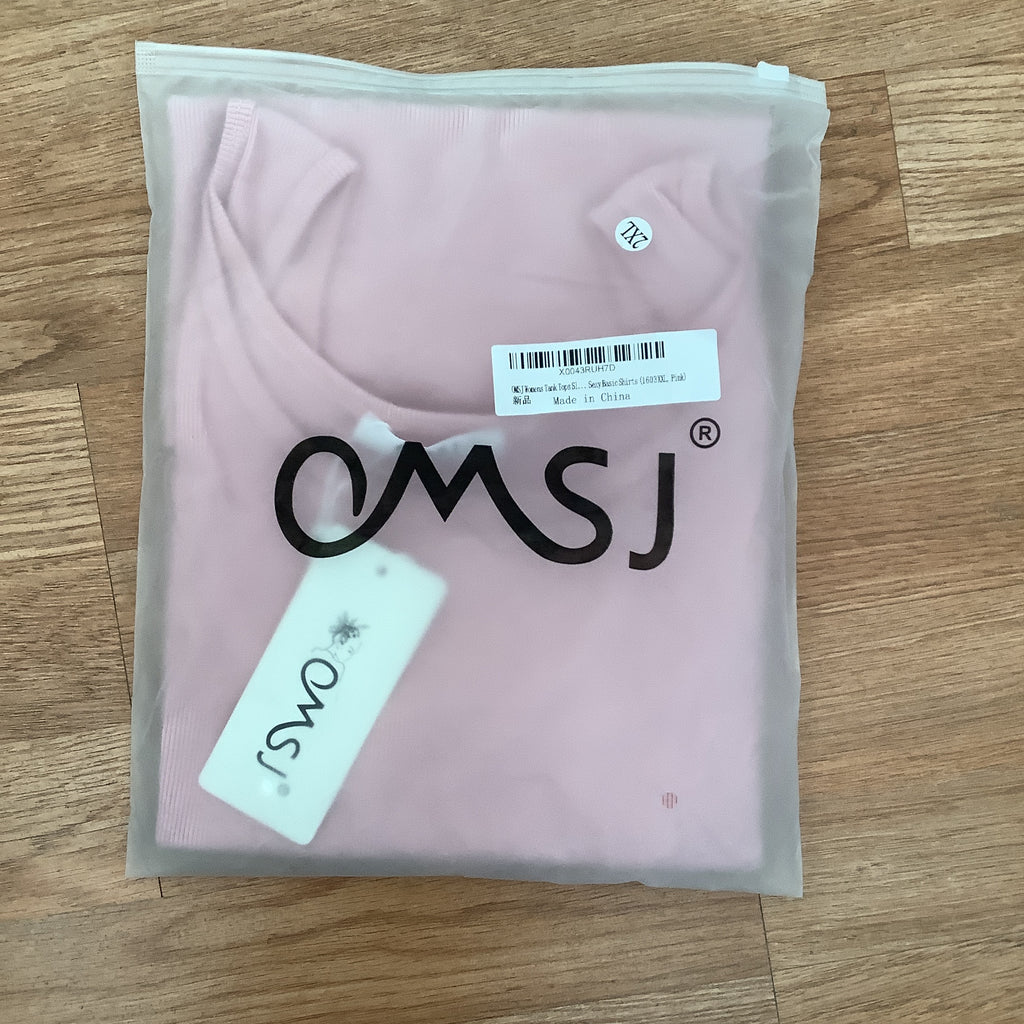 Womens pink tank top