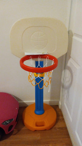 Kids basketball hoop, adjustable height