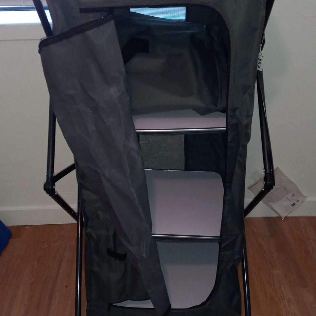 Camping table folding table organizer