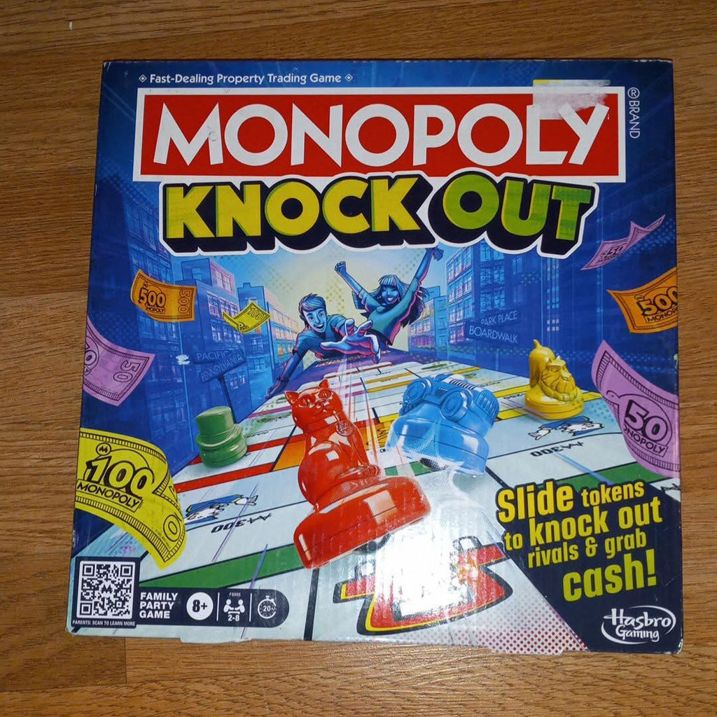 Monopoly knockout board game