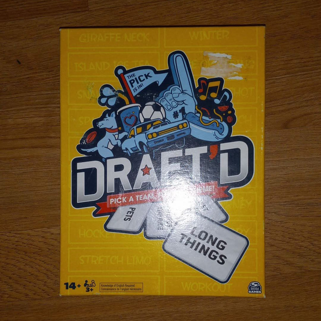 Competitive drafting party game