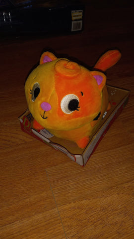Plush crawling cat interactive meowing plush