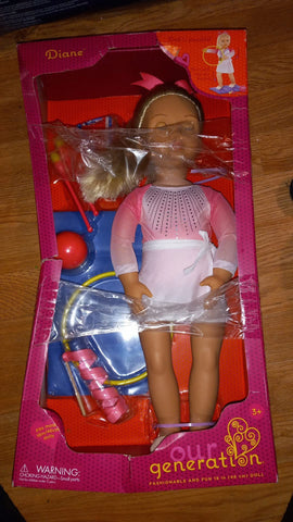 Our generation Diane potable rhythmic gymnastics doll