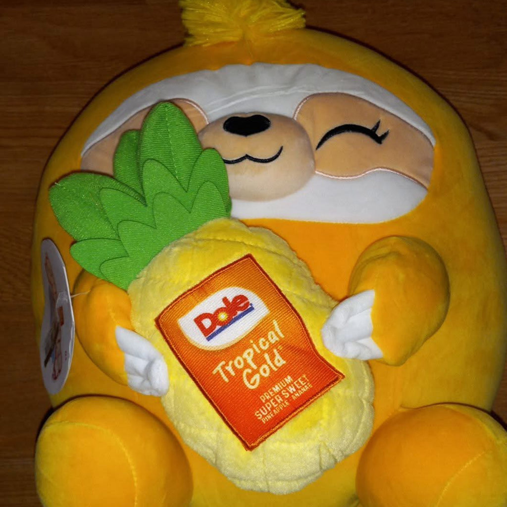 Sloth and pineapple plush