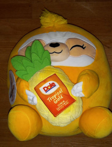Sloth and pineapple plush