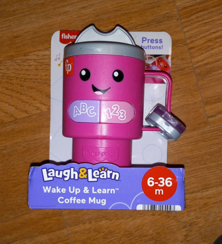 Laugh and learn coffee mug baby toy 6-36 months old
