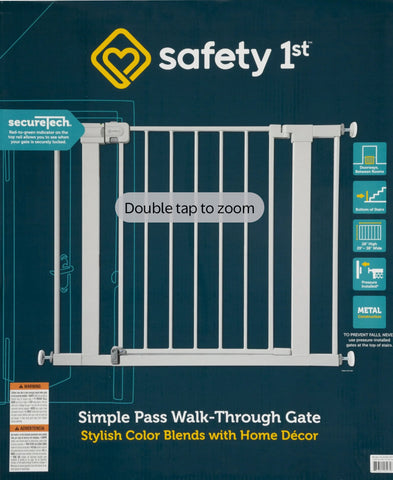 Safety 1st pressure mounted baby gates for doorways